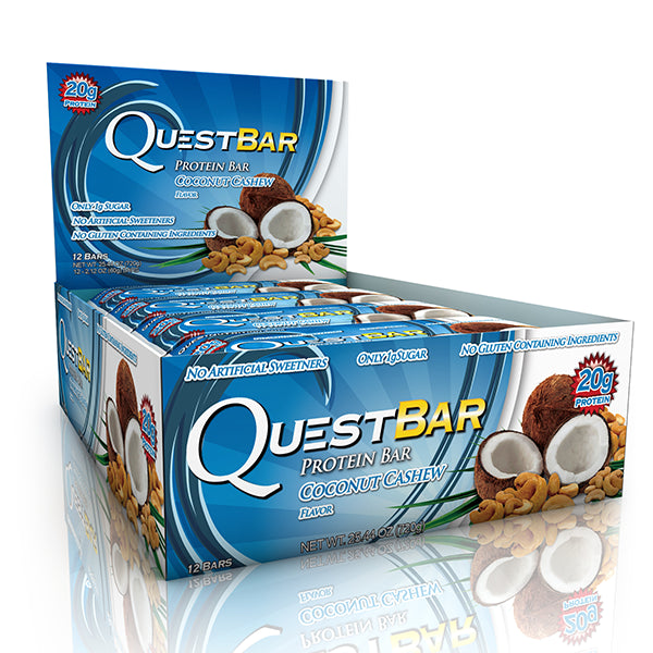 Quest Nutrition Protein Bar Coconut Cashew 12 Bars 60g Each For Sale