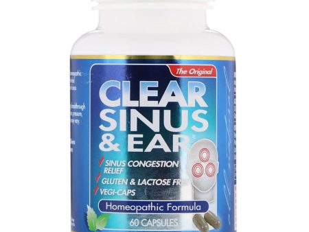 Clear Products, Clear Sinus & Ear, 60 Capsules For Discount