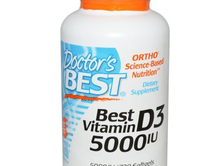 Doctor s Best, Best Vitamin D3, 5000IU, 720 Softgels Sale