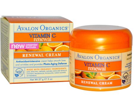 Avalon Organics, Vitamin C, Renewal Creme Riche, 1.7 oz (48 g) Discount