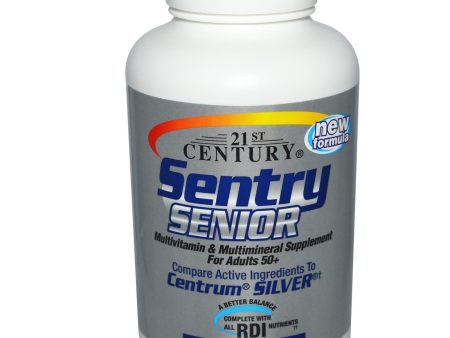 21st Century Health Care Sentry Senior Multivitamin & Mineral Supplement 50+ 265 Tablets Hot on Sale