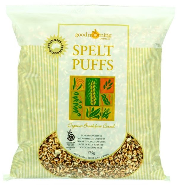 Good Morning Cereals, Spelt Puffs, 175g Fashion