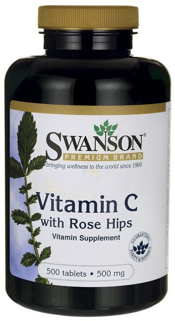 Swanson Premium Vitamin C 1000mg with Rose Hips 2500 Tablets For Discount