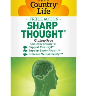 Country Life, Gluten Free, Sharp Thought, 30 Capsules For Sale