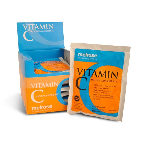 Melrose, Vitamin C, Sodium Ascorbate, Powder, 125 g Online now