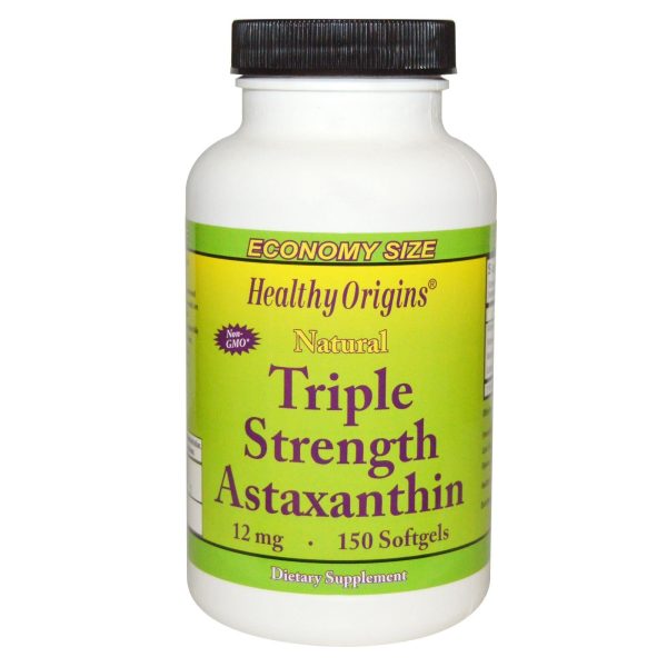 Heathy Origins, Triple Strength Astaxanthin, 12 mg, 150 Softgels Online now