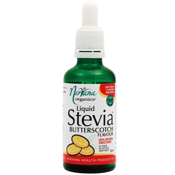 Nirvana Organics, Stevia, Liquid, Butterscotch, 50 ml For Cheap