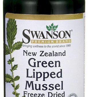 Swanson Premium NZ Green Lipped Mussel 500mg 60 Capsules Hot on Sale