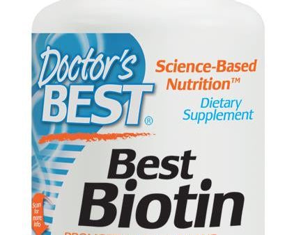 Doctor s Best Best Biotin 5000mcg 120 VCaps - Dietary Supplement Cheap