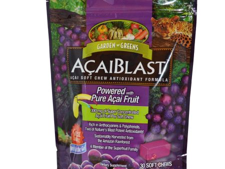 Garden Greens, Acai Blast, Acai Soft Chews, 30 Soft Chews Online now