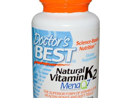 Doctor s Best, Natural Vitamin K2, Mena Q7, 45mcg, 60 VCaps Online