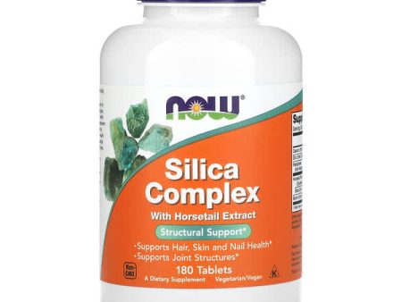 NOW Foods, Silica Complex with Horsetail Extract, 180 Tablets Cheap