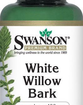 Swanson Premium White Willow Bark 400mg 90 Capsules Online now