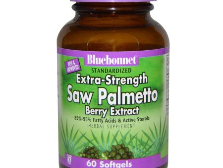 Bluebonnet Nutrition Standardised Extra-Strength Saw Palmetto Berry Extract 60 Softgels Sale