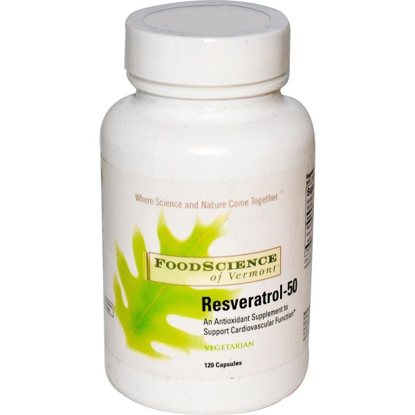 FoodScience Resveratrol-50 120 Capsules - Dietary Supplement Supply