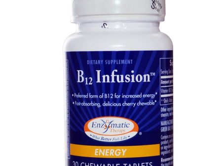 Enzymatic Therapy B12 Infusion Energy 30 Chewable Tablets For Cheap