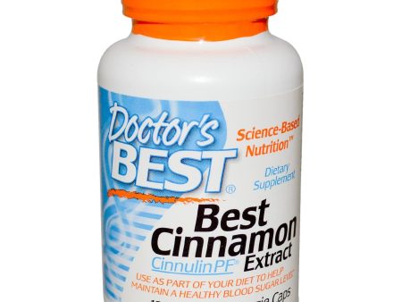 Doctor s Best, Best Cinnamon Extract, 125mg 60 Vcaps Discount