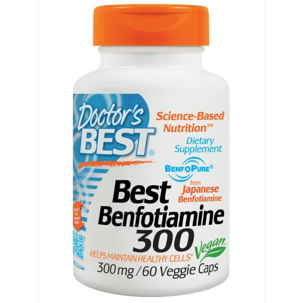 Doctor s Best Benfotiamine 300 300mg 60 VCaps - Dietary Supplement Supply