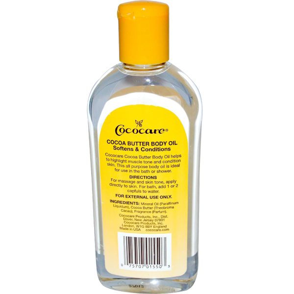 Cococare, Cocoa Butter Body Oil, (250ml) on Sale