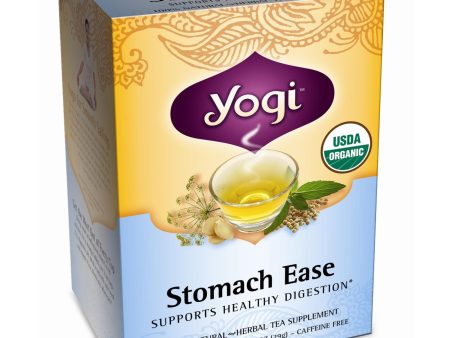 Yogi Tea, Stomach Ease, Caffeine Free, 16 Tea Bags, 29gs Hot on Sale