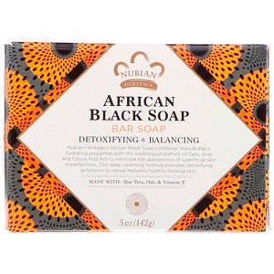 Nubian Heritage African Black Soap Bar 141g - Vitamin Supplement Fashion