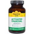 Country Life Activated Charcoal 260mg 100 Capsules Hot on Sale