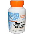 Doctor s Best Best L-Carnitine Fumarate 855mg 60 VCaps Discount