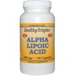 Healthy Origins Alpha Lipoic Acid 600mg 150 Capsules Fashion