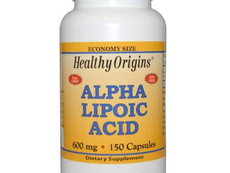 Healthy Origins Alpha Lipoic Acid 600mg 150 Capsules Fashion