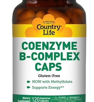 Country Life, Gluten Free, Coenzyme B-Complex Caps, 120 Veggie Capsules Online