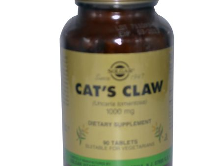 Solgar, Cat s Claw, 1000 mg, 90 Tablets For Cheap