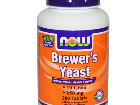 Now Foods Brewer s Yeast 650mg 200 Tablets Cheap