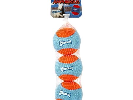 Chuckit! Amphibious Balls Water Dog Toys Pack of 3 Sale