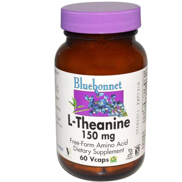 Bluebonnet Nutrition, L-Theanine, 150 mg, 60 VCaps Fashion