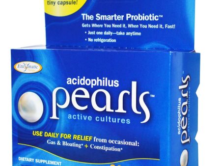 Enzymatic Therapy Acidophilus Pearls 90 Capsules - Dietary Supplement Sale