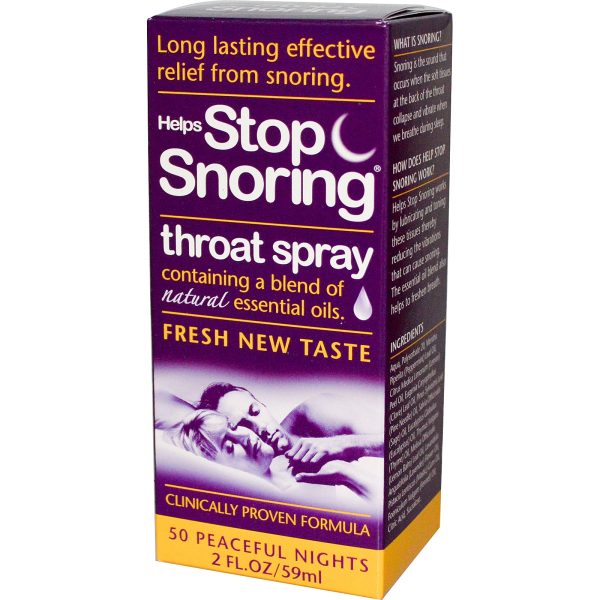 Essential Health Products, Helps Stop Snoring, Throat Spray, 59ml Online