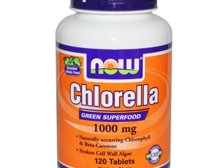 Now Foods, Chlorella, 1000 mg, 120 Tablets - Dietary Supplements Online Sale