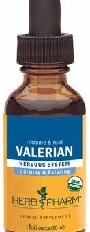 Herb Pharm Valerian Liquid 29.6 ml 1 fl oz - Herbal Supplement For Sale