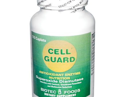 Biotec Foods, cell Guard, Antioxidant Enzyme Nutrition, 170 Caplets Supply