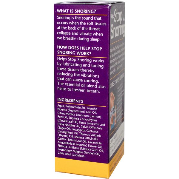 Essential Health Products, Helps Stop Snoring, Throat Spray, 59ml Online