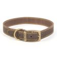 Ancol Timberwolf Leather Collars Sable 8 Sizes For Discount