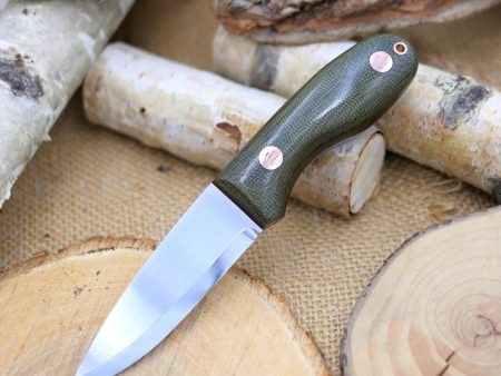 [In-Stock] Walker: AEB-L, green canvas micarta Cheap