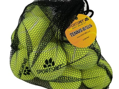 SPORTSPET Tennis Balls Packs of 3 or 12 Online Sale