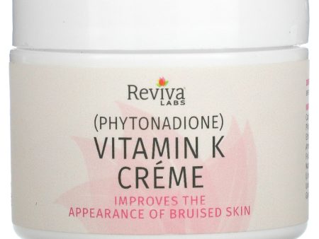 Reviva Labs, Vitamin K Creme, 2.0 oz (55 g) Online