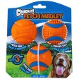 Chuckit Fetch Medley Balls Medium Ultra Fetch Rugged Pack of 3 Discount