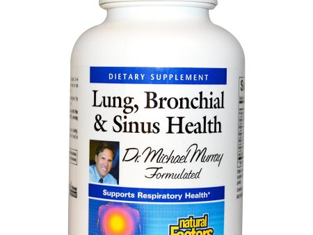 Natural Factors, Lung, Bronchial & Sinus Health,90 Tablets on Sale