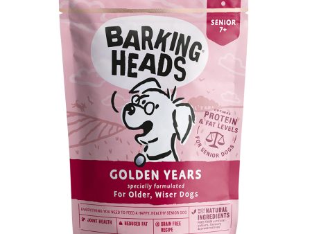 Barking Heads Dog Food Wet Pouches Golden Years 300g For Sale