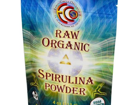 Earth Circle Organics Spirulina Powder Raw Organic For Sale