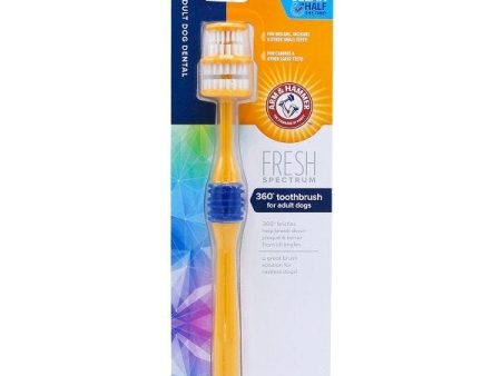 Arm & Hammer Fresh Spectrum 360° Adult Dog Toothbrush For Sale