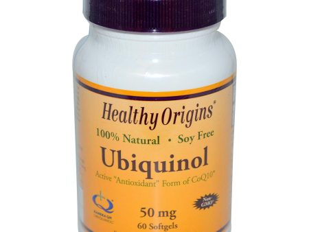 Healthy Origins - Ubiquinol (Kaneka QH) Soy Free Non GMO 50mg 60 Softgels Supply